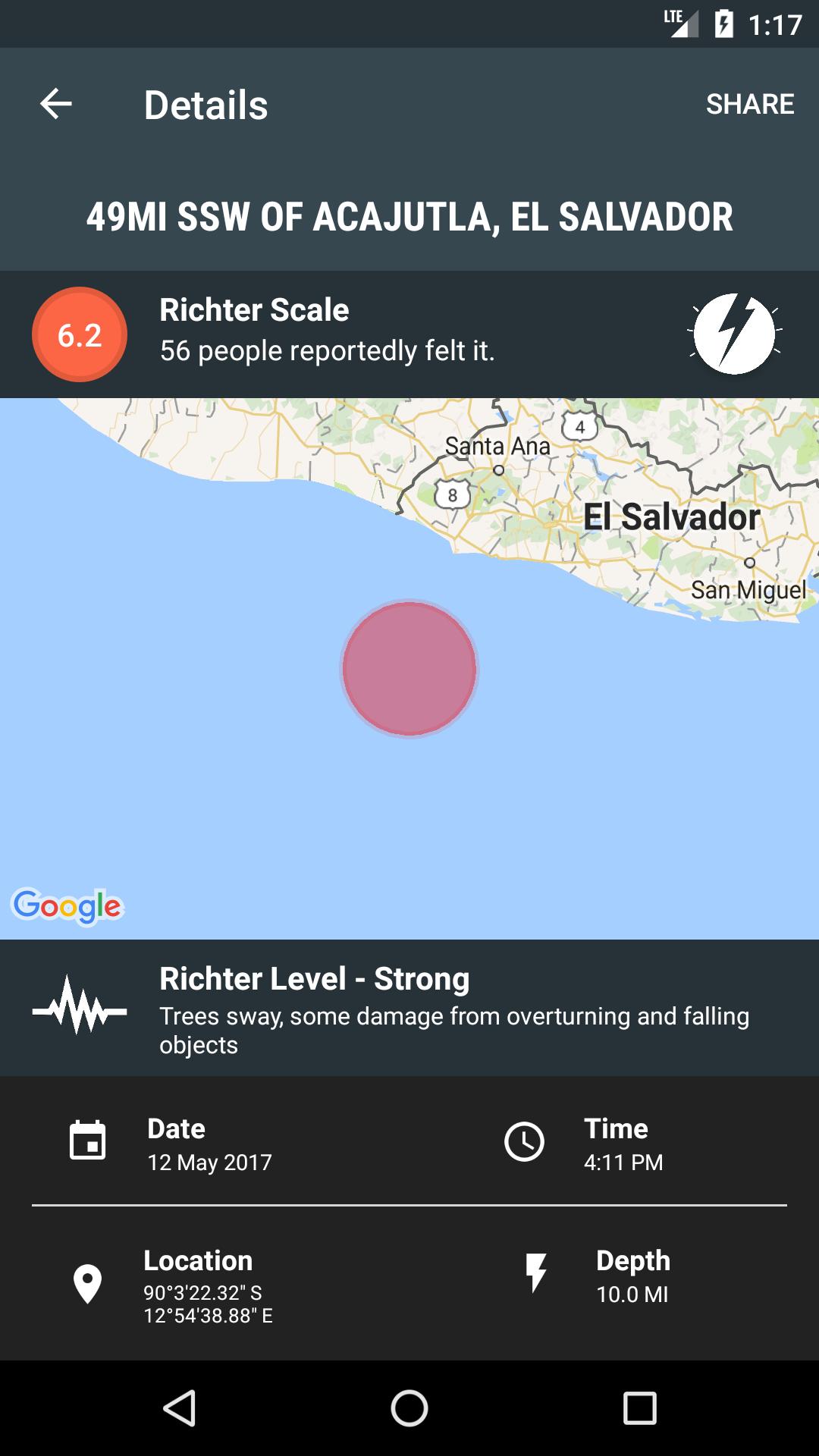 Quake Alert: Track Earthquakes