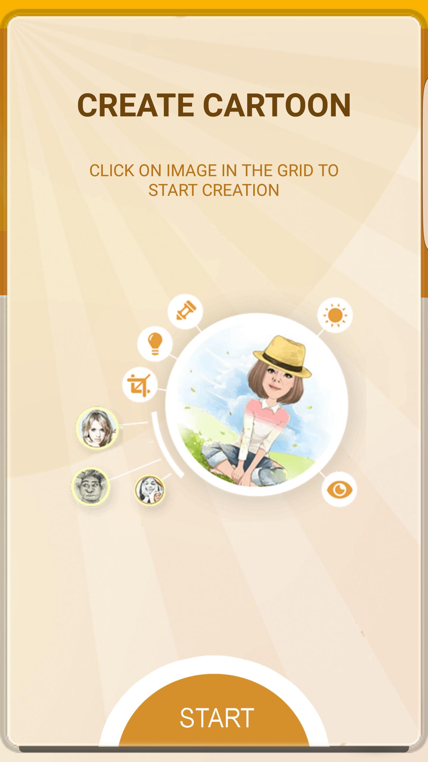 Cartoon face - selfie network