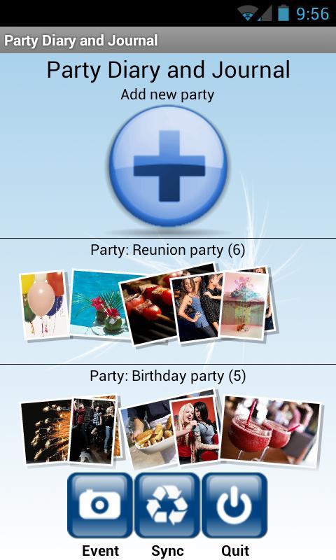 Party Diary & Journal