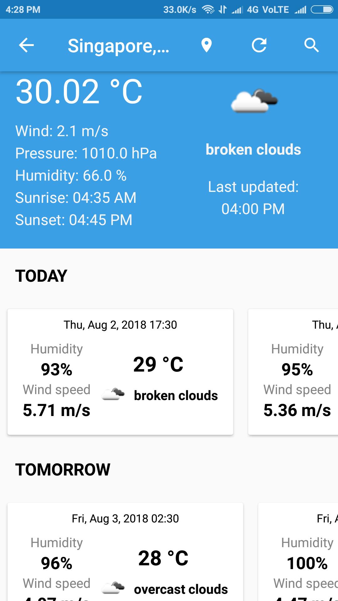 Weather and Cyclone Forecast