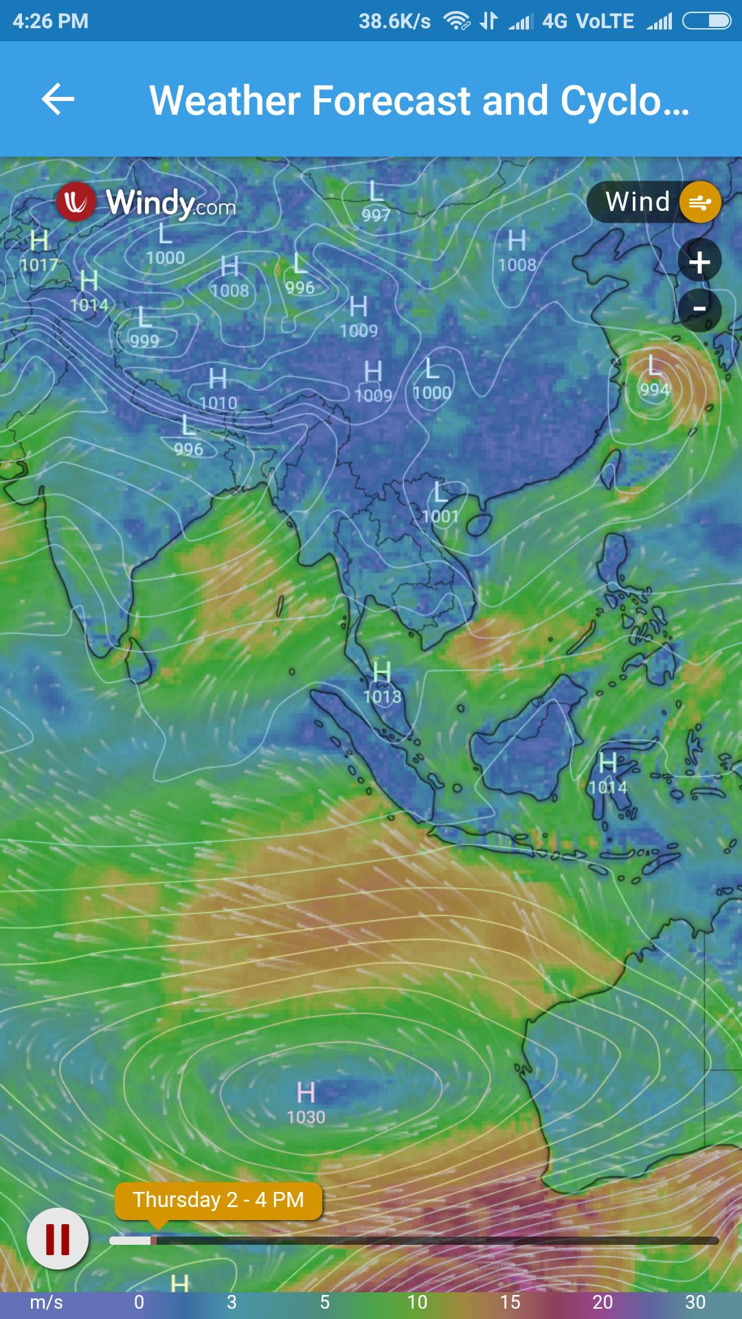Weather and Cyclone Forecast