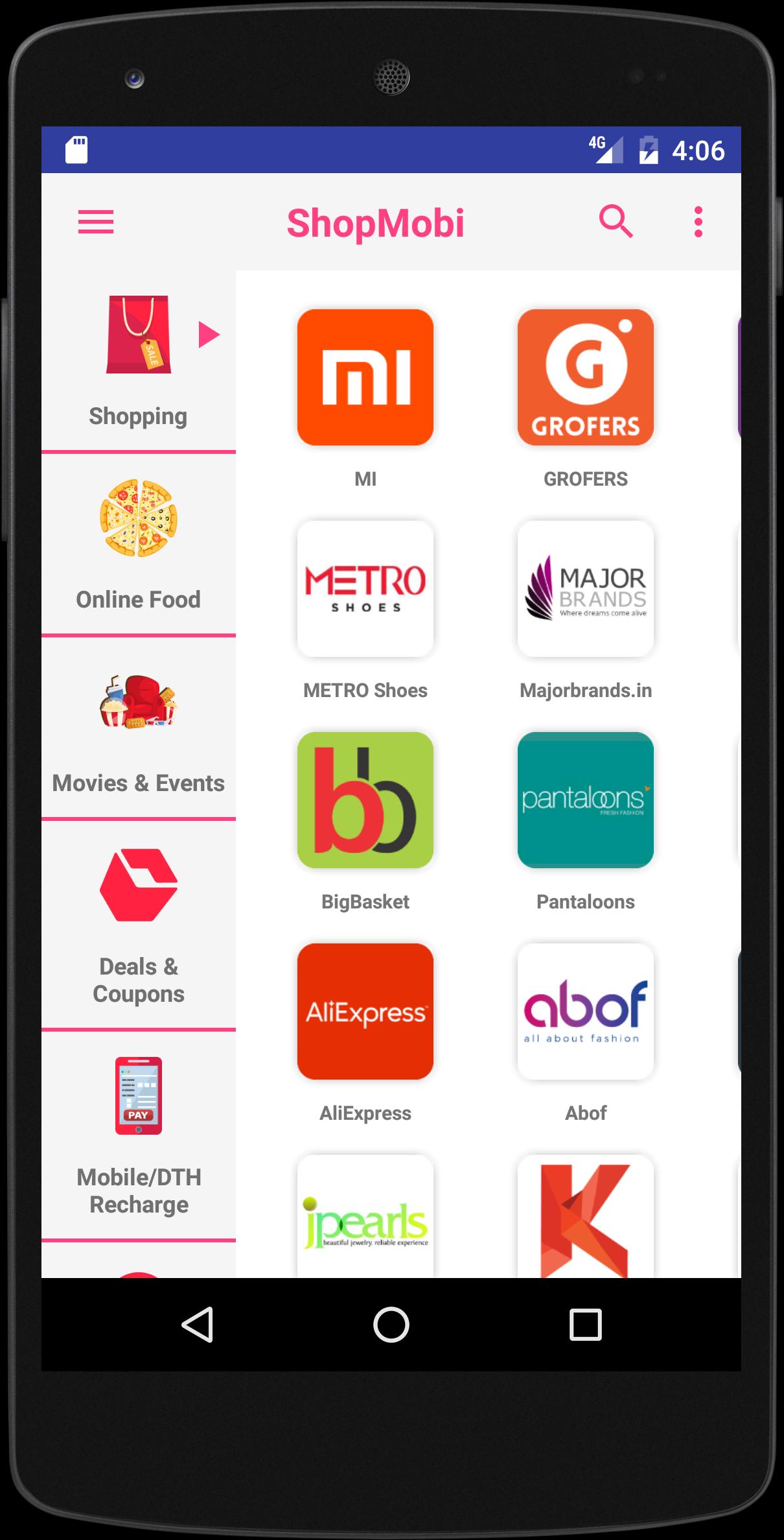 ShopMobi: Online Shopping & Book Travel