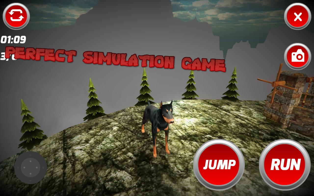 3D Doberman Simulation