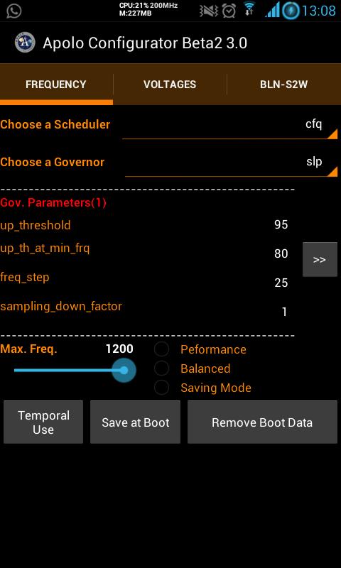 Configurator for Apolo Kernel