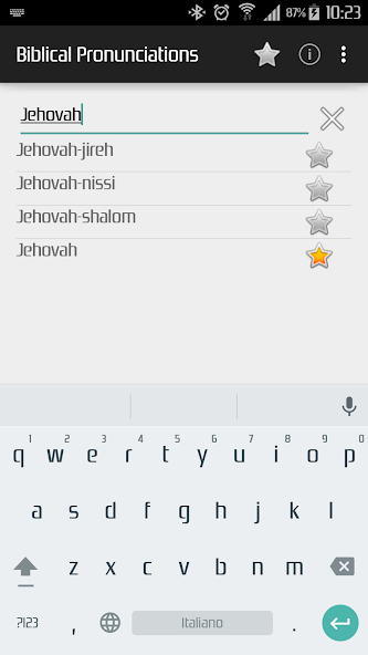 Biblical Pronunciations