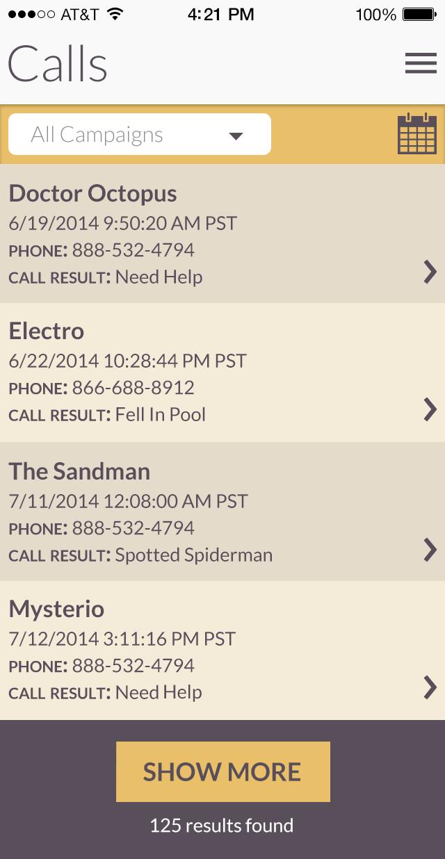 Answering Service Mobile App