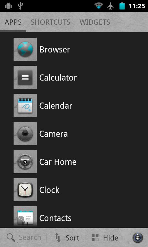 Concrete theme for SquareHome