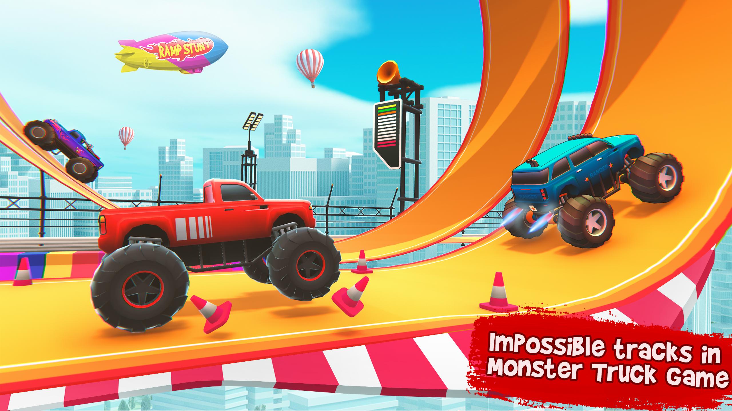 Top Monster Truck Stunts: Off Road Car Racing Game