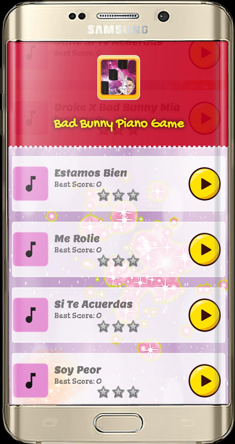 Bad Bunny Piano Game