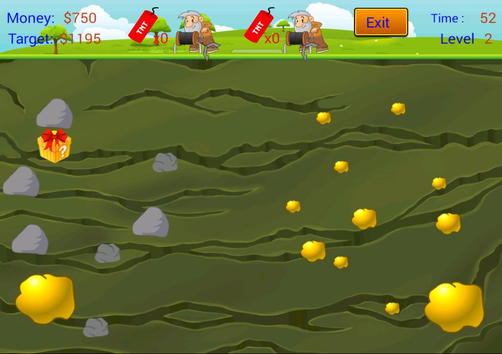 Gold Miner for kids - online