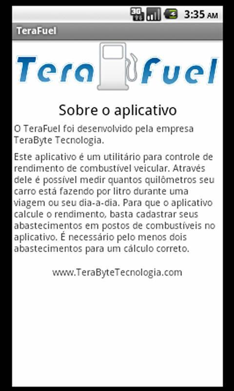 TeraFuel - Rendimento Veicular