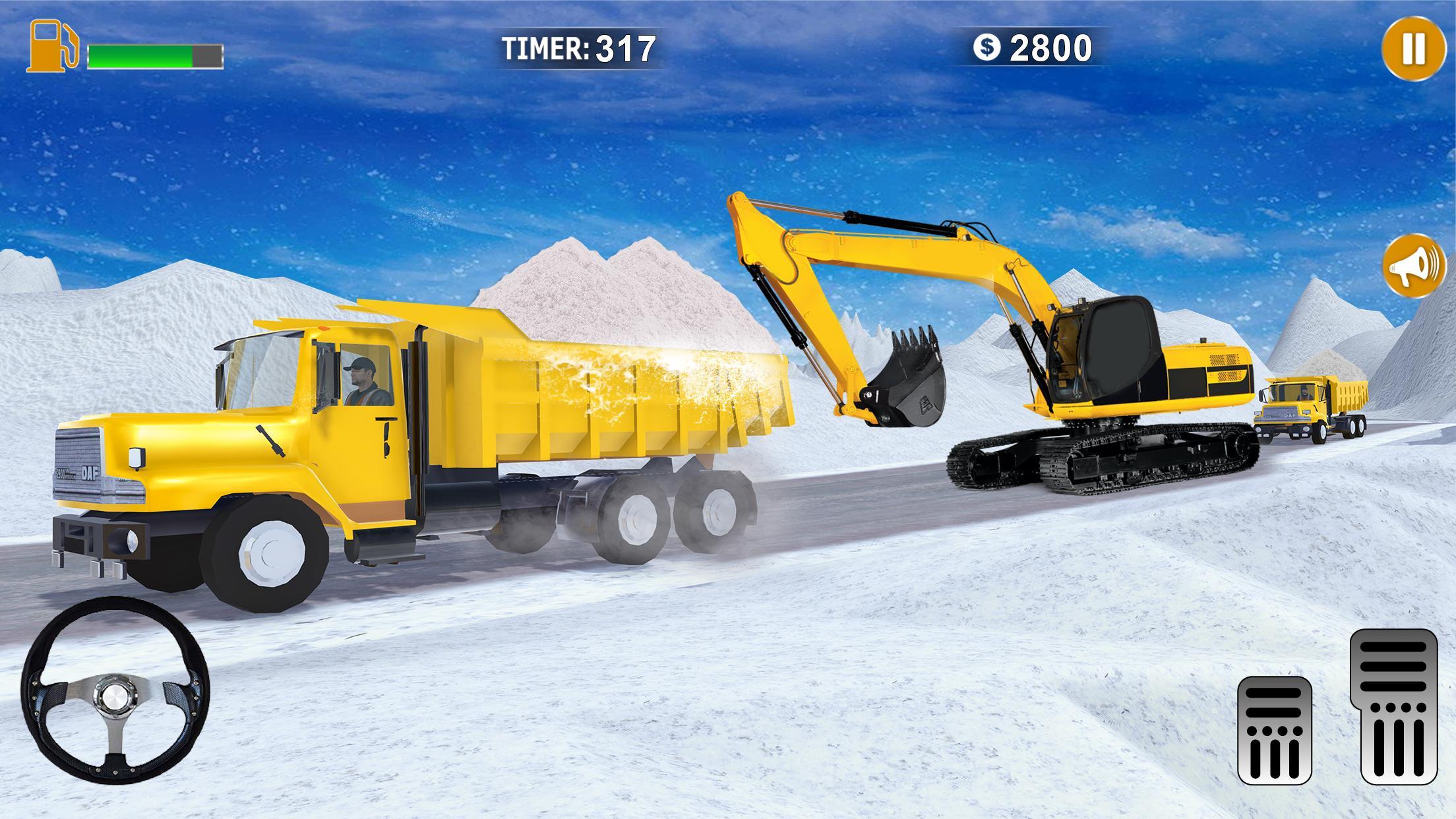 New Excavator 3d Games 2020- Offroad Snow Blower