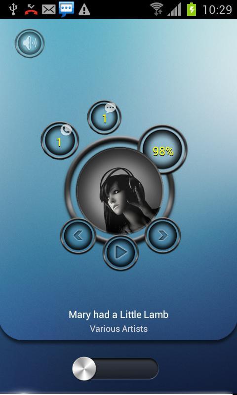 Bubble MagicLocker theme