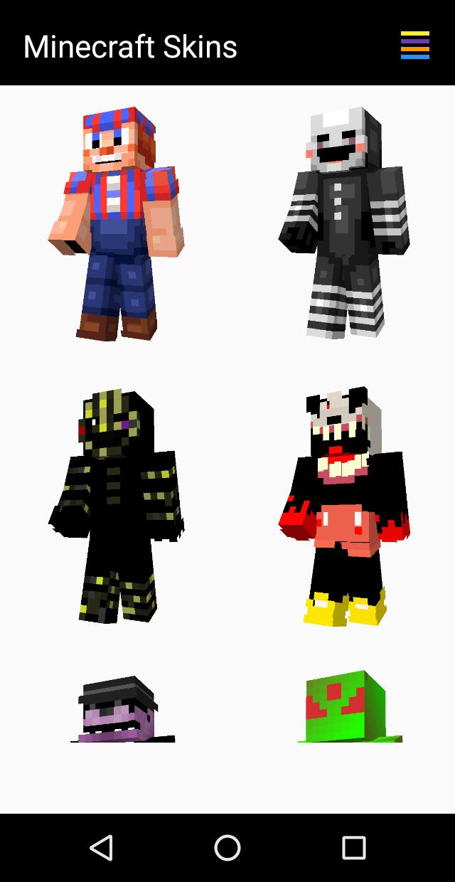 Creepypasta Skins for Minecraft PE