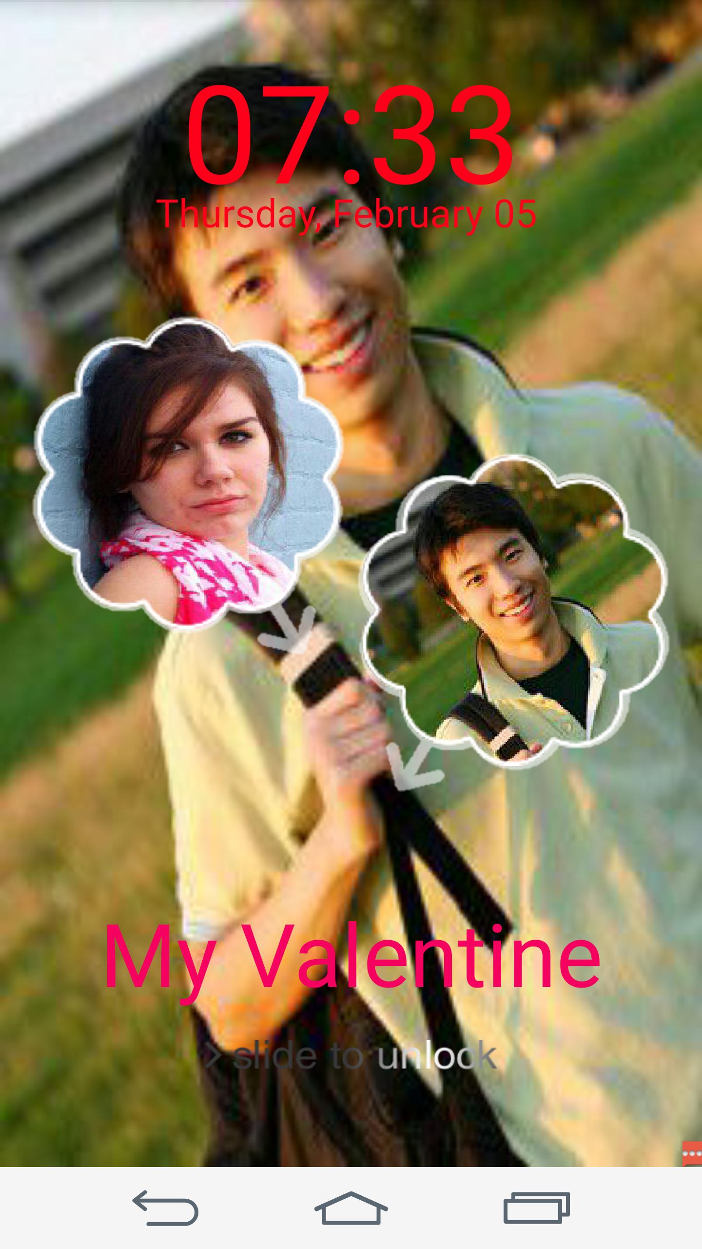 My Love Photo Lock Simulation