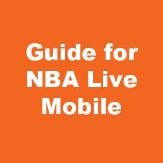 Guide for NBA Live Mobile