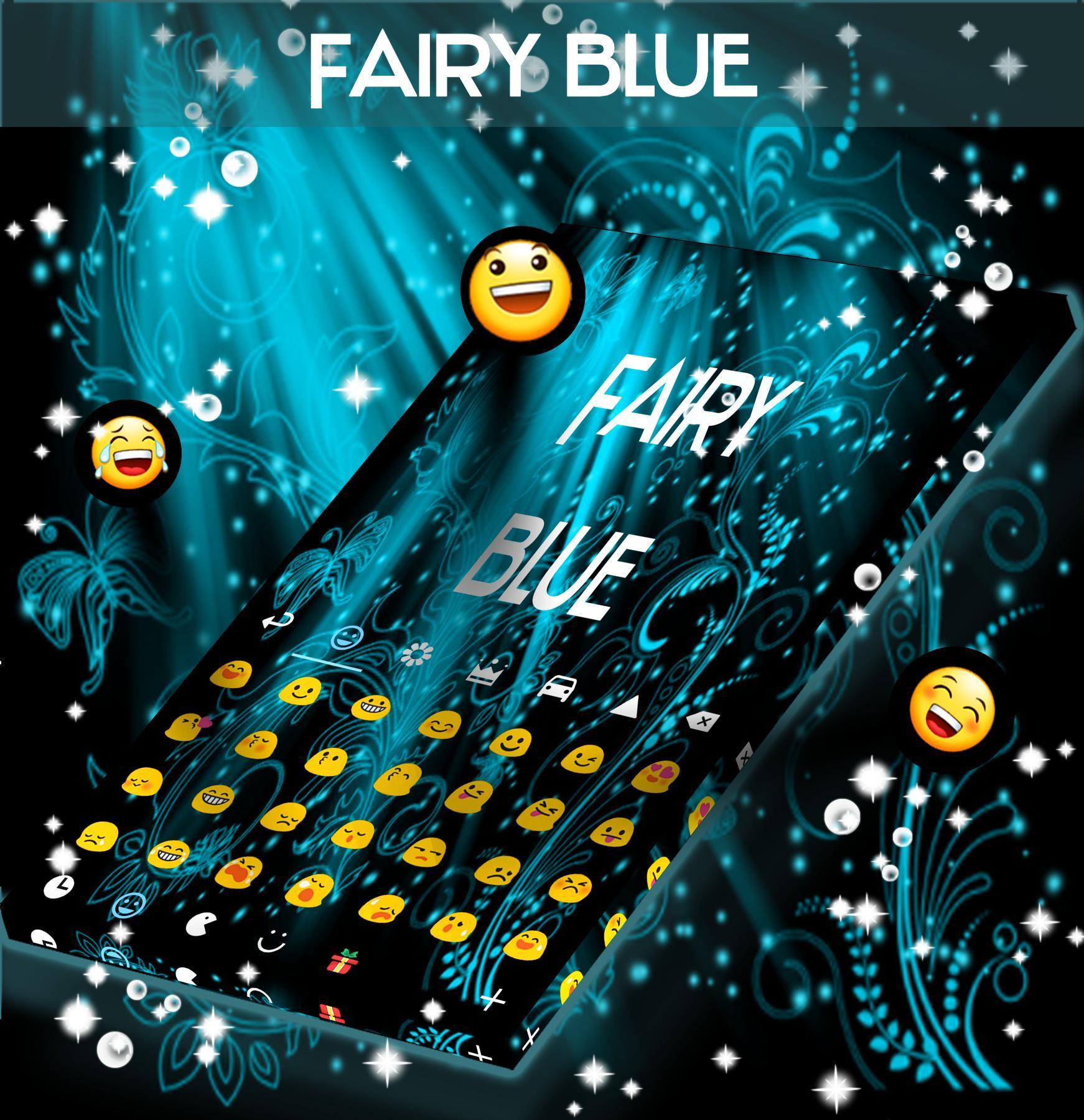 Fairy Blue Keyboard Theme