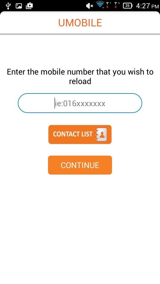 U Mobile Top-up