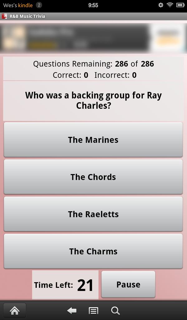 R&B Music Trivia