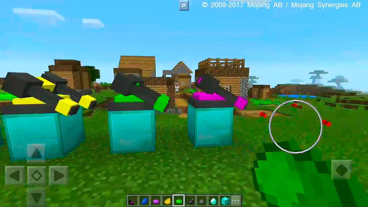 Protective Turrets MCPE Addon