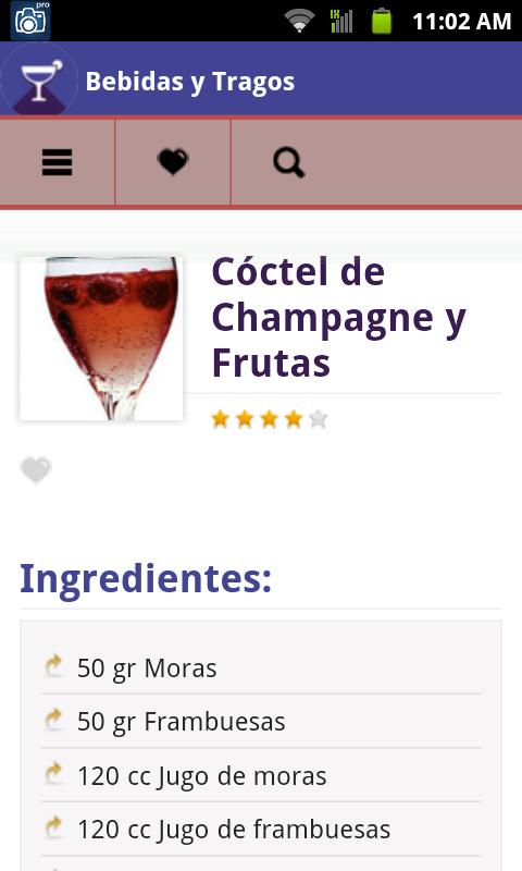 Bebidas y Tragos