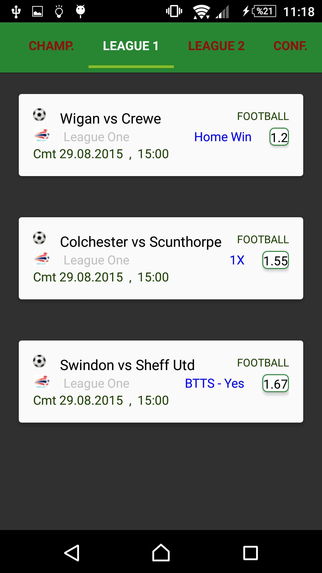UK Betting Forecast