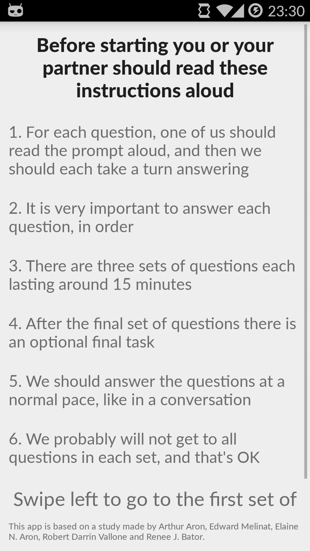 36 Questions