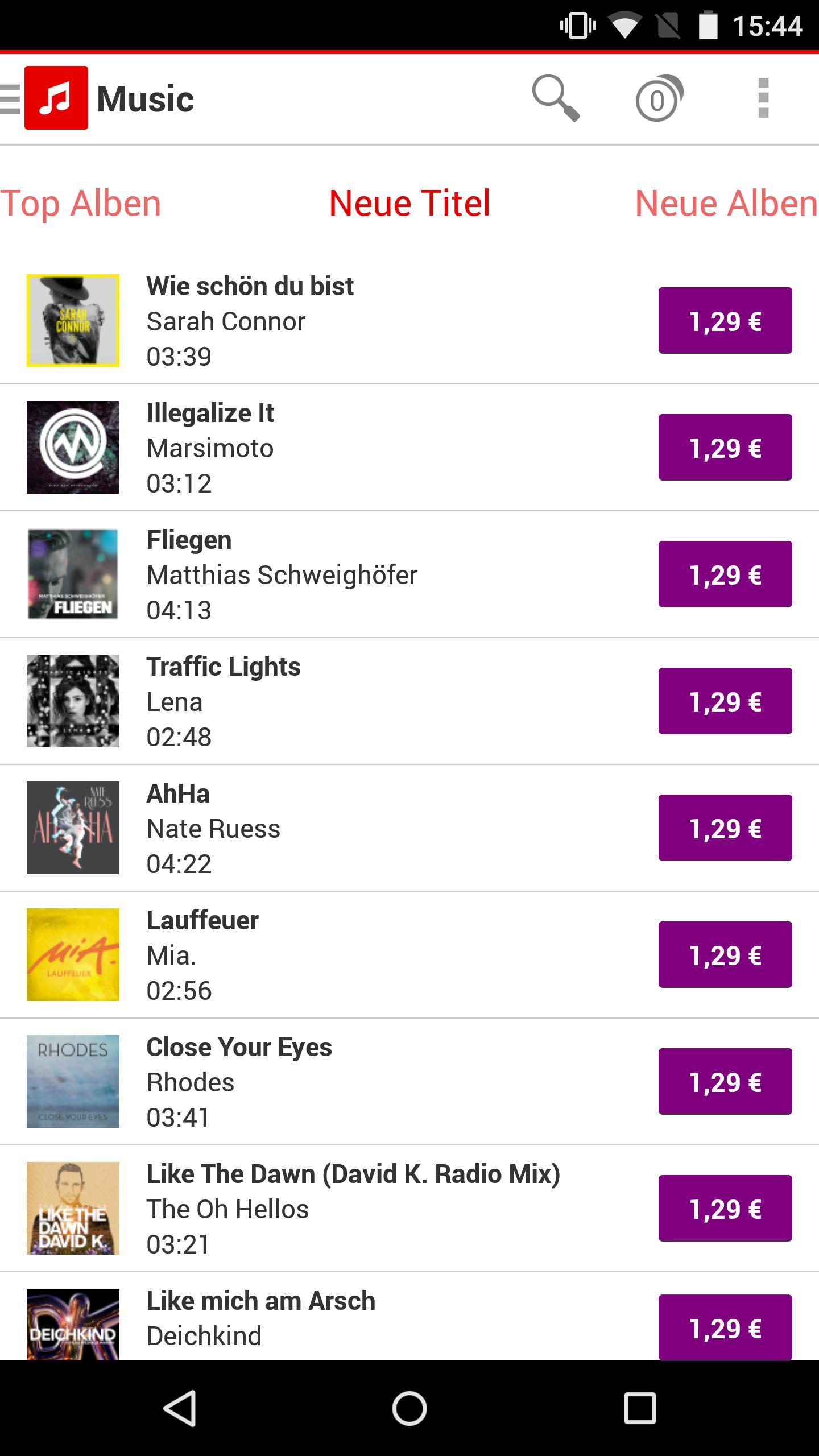 Vodafone Music Shop