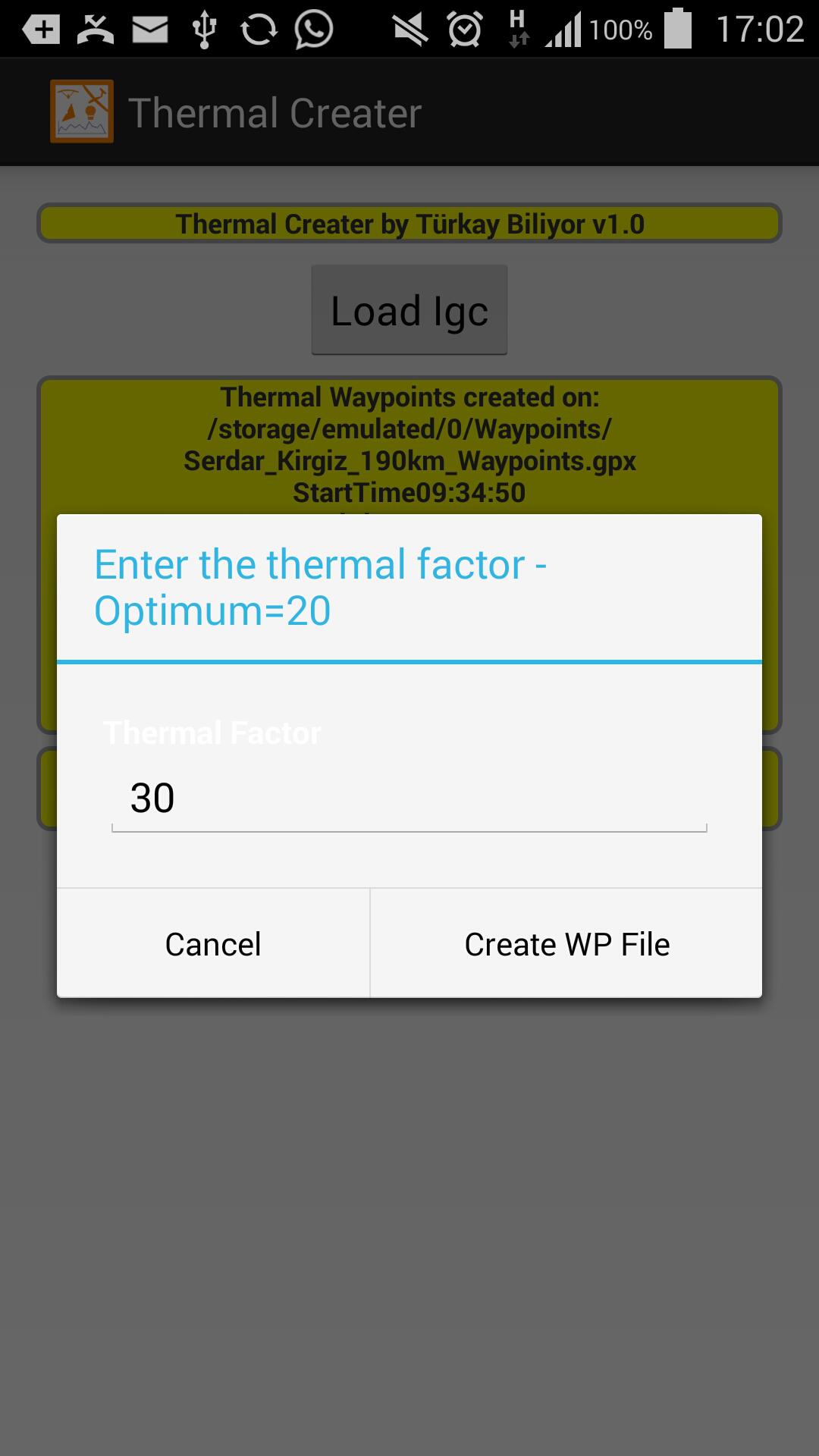 Thermal Creater From IGC