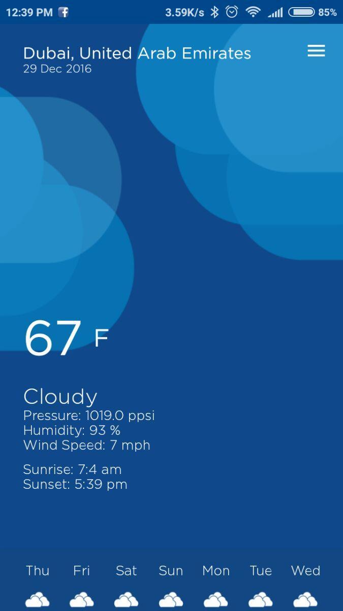 Free Weather App