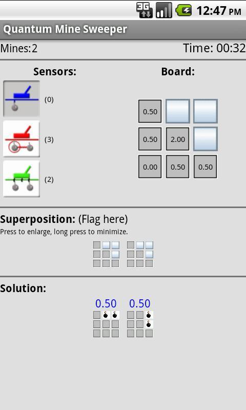 Quantum Minesweeper