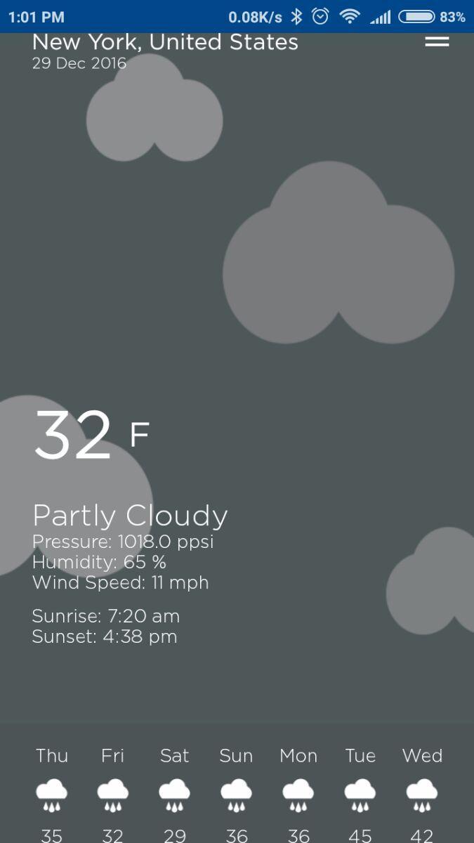 Free Weather App