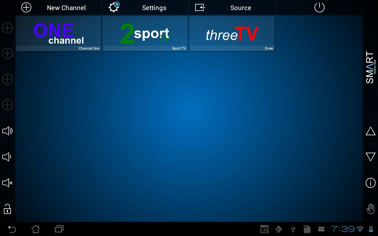 Smart TV Remote Tab