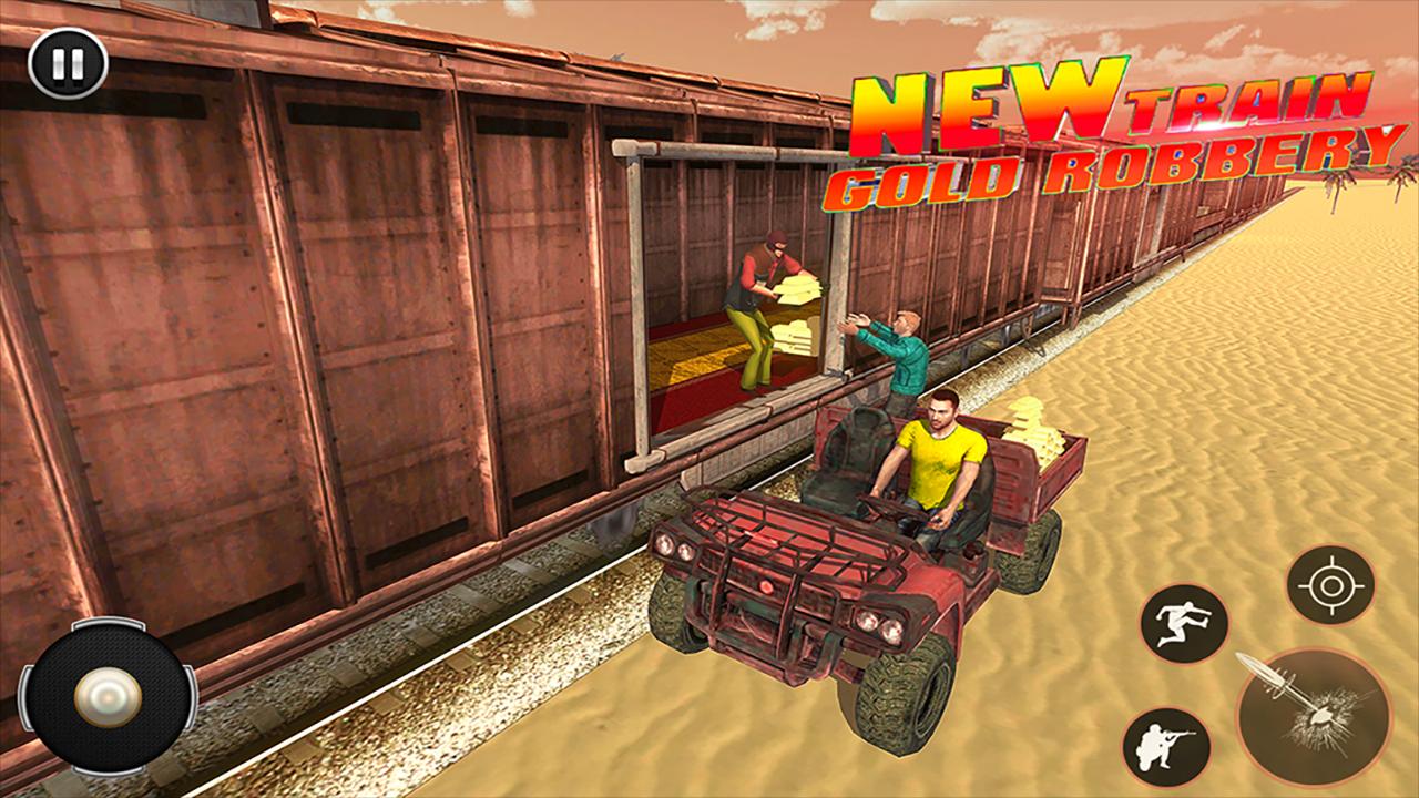 Grand Gold Robbery Game: Train