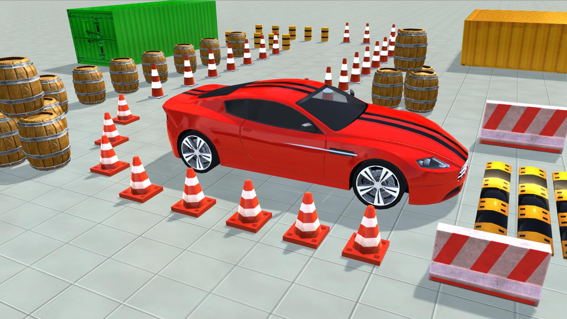 Advance car parking racing car