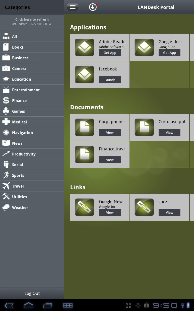 LANDesk Portal
