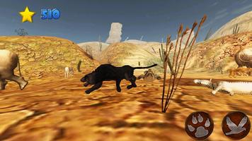 Black panther ferocious