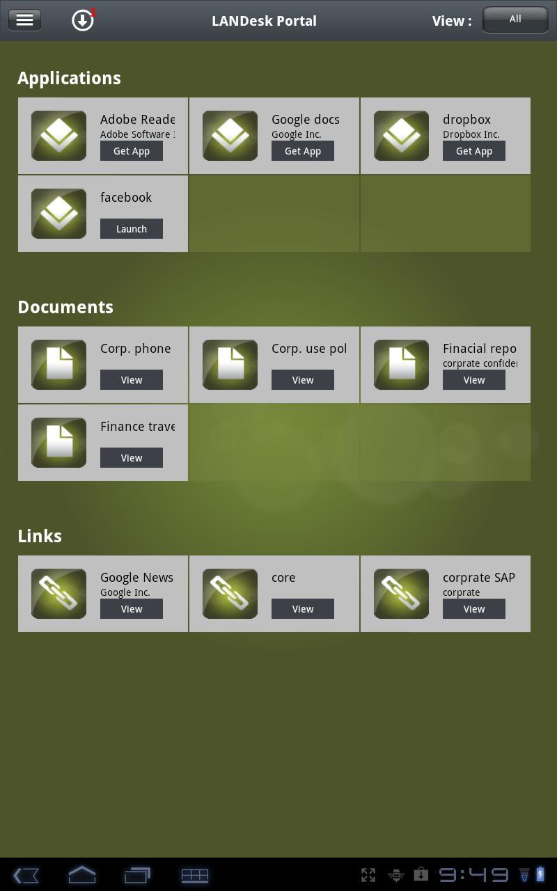 LANDesk Portal