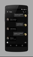 EvolveSMS Theme Black Material