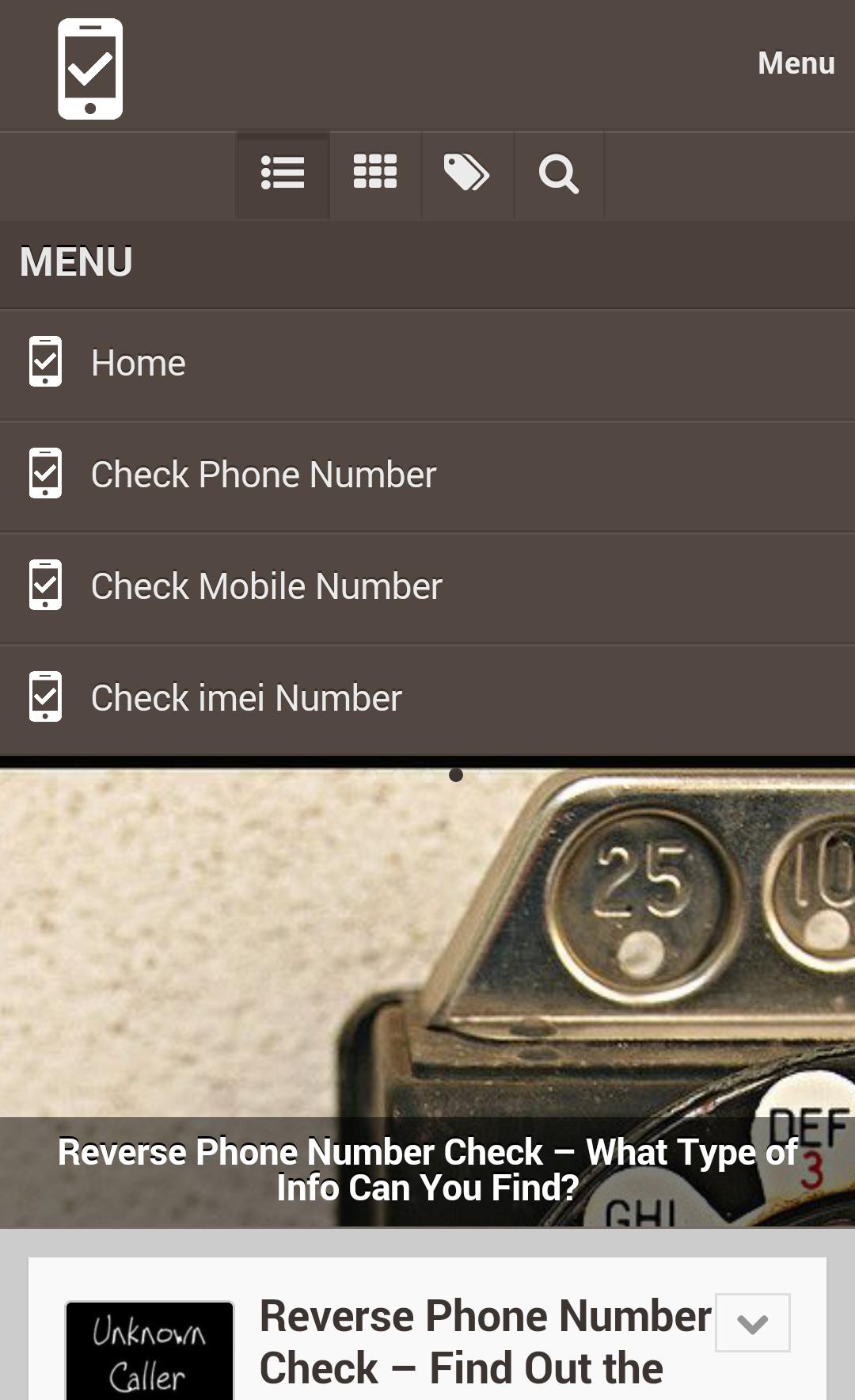 Check Phone Number