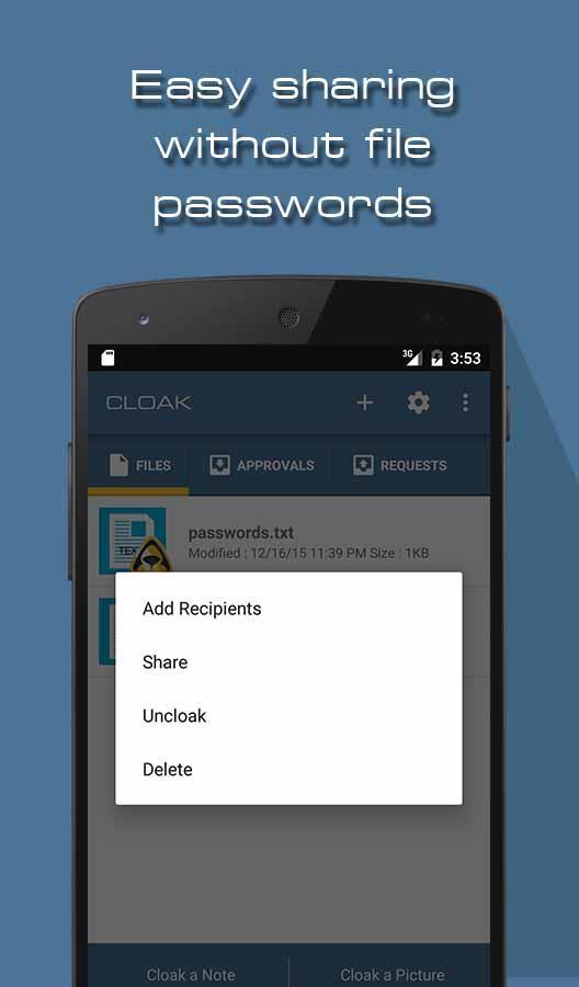 Cloak File