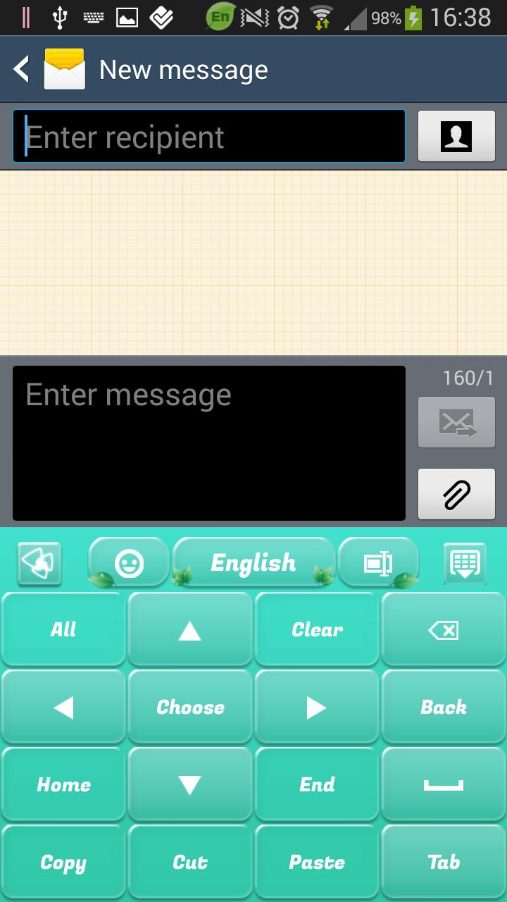 Mint Green Keyboard