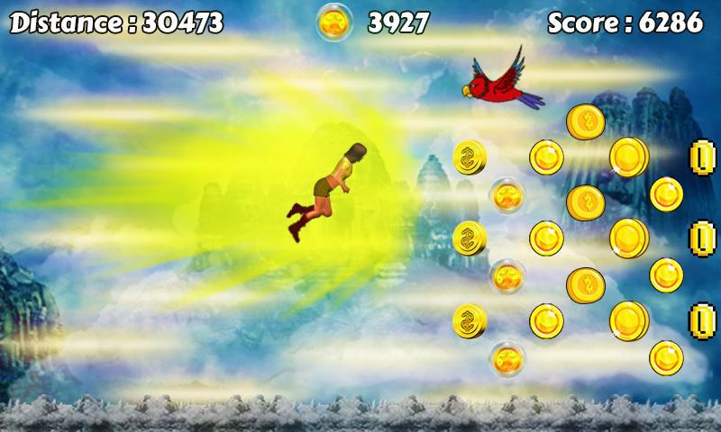 Temple Flying Game