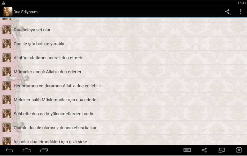 Dua Ediyorum