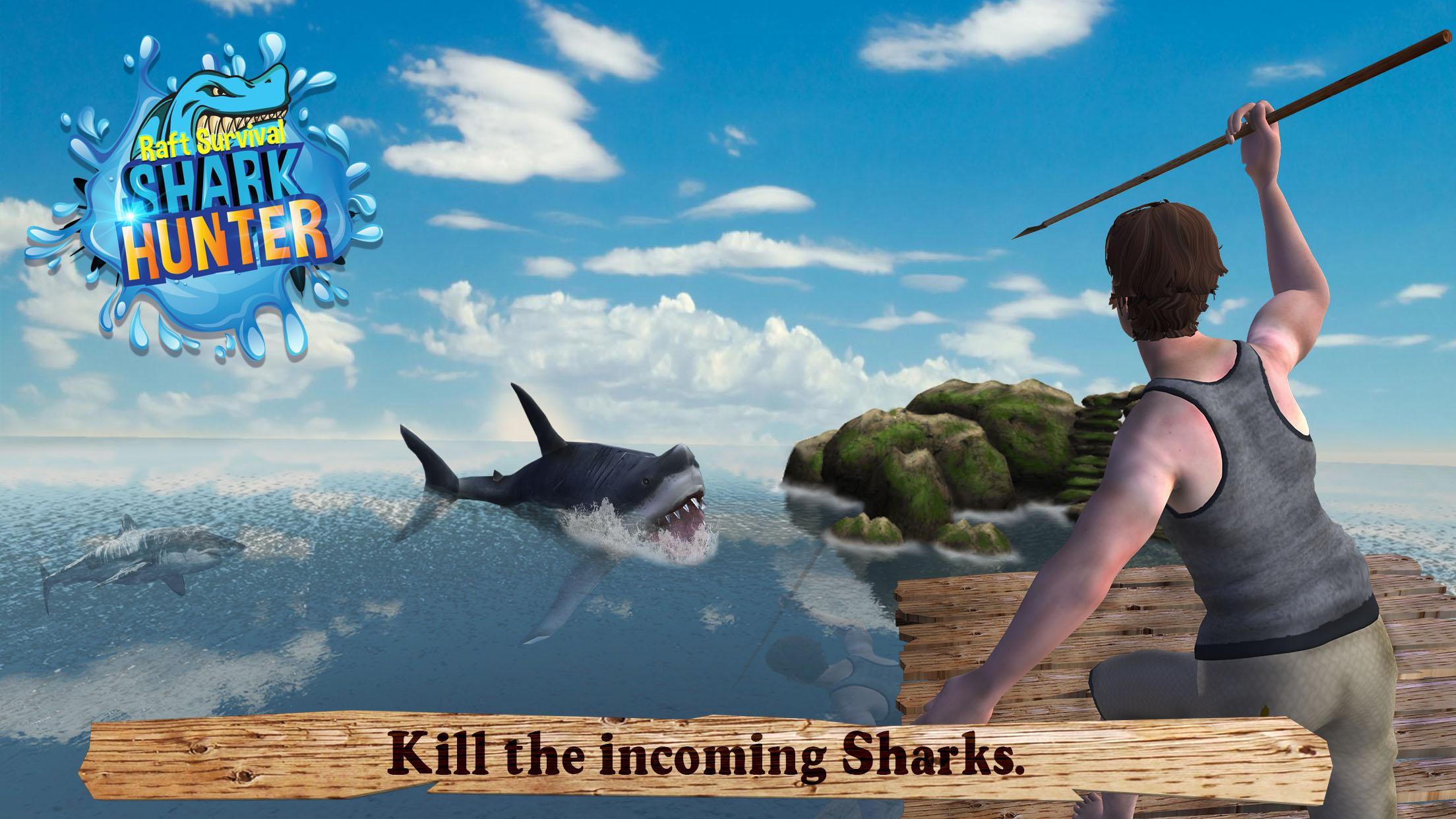 Raft Survival Shark Hunter 3D