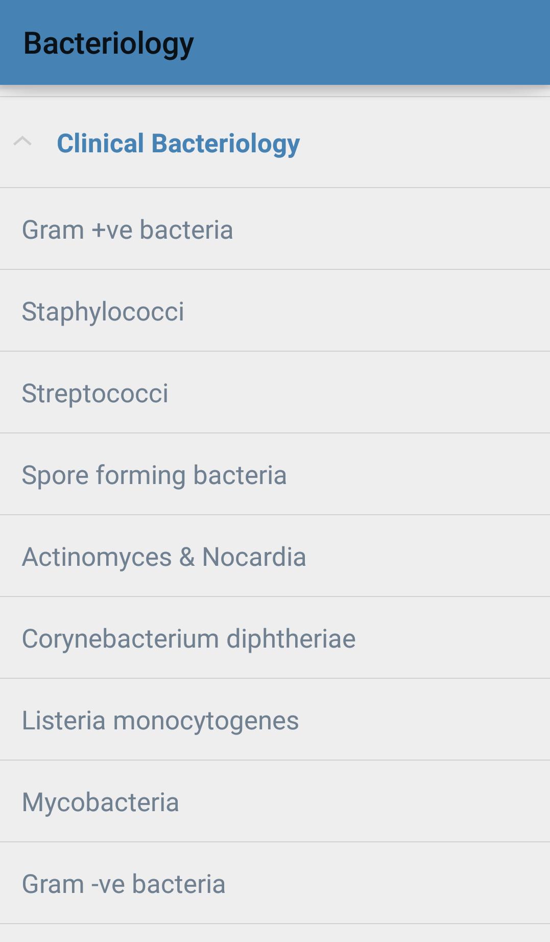 Bacteriology and Mycology