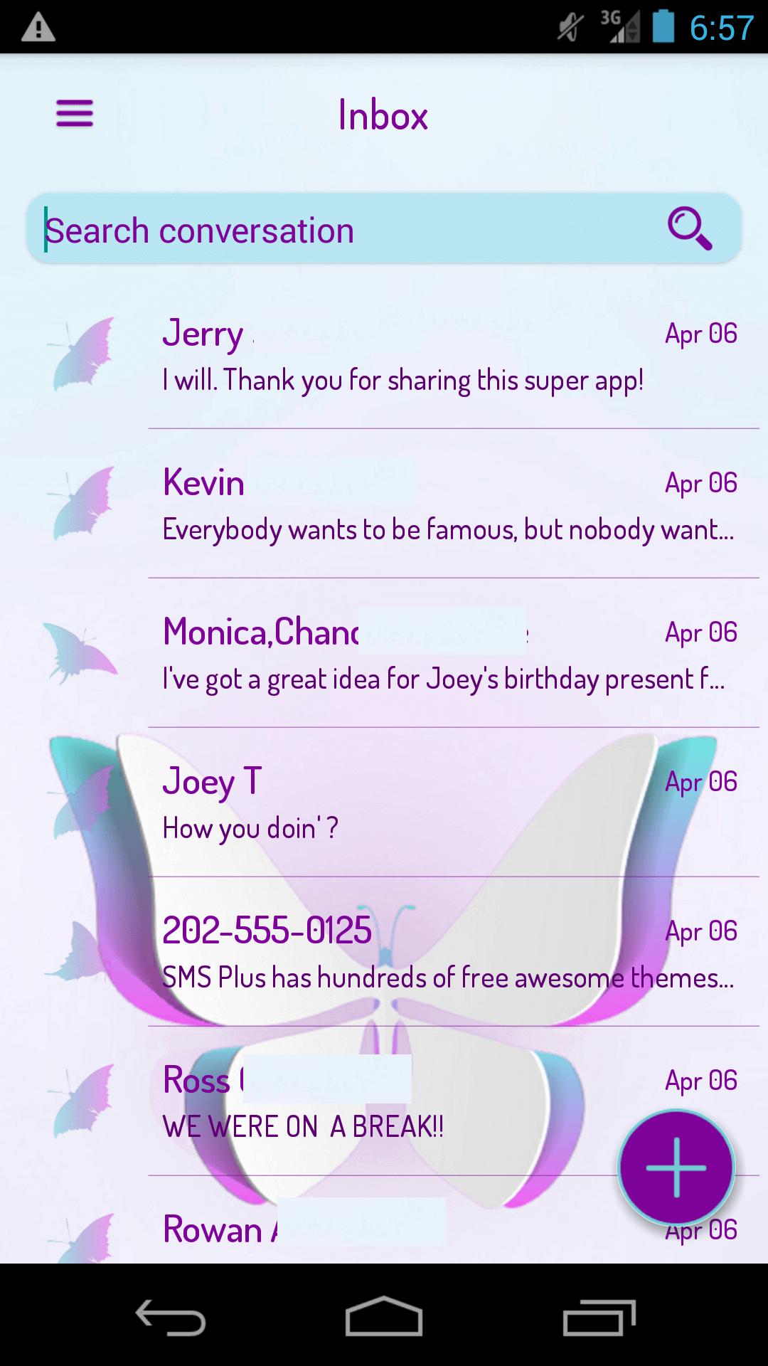 Butterfly SMS
