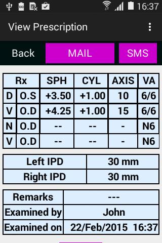 Opticals Patient Manager
