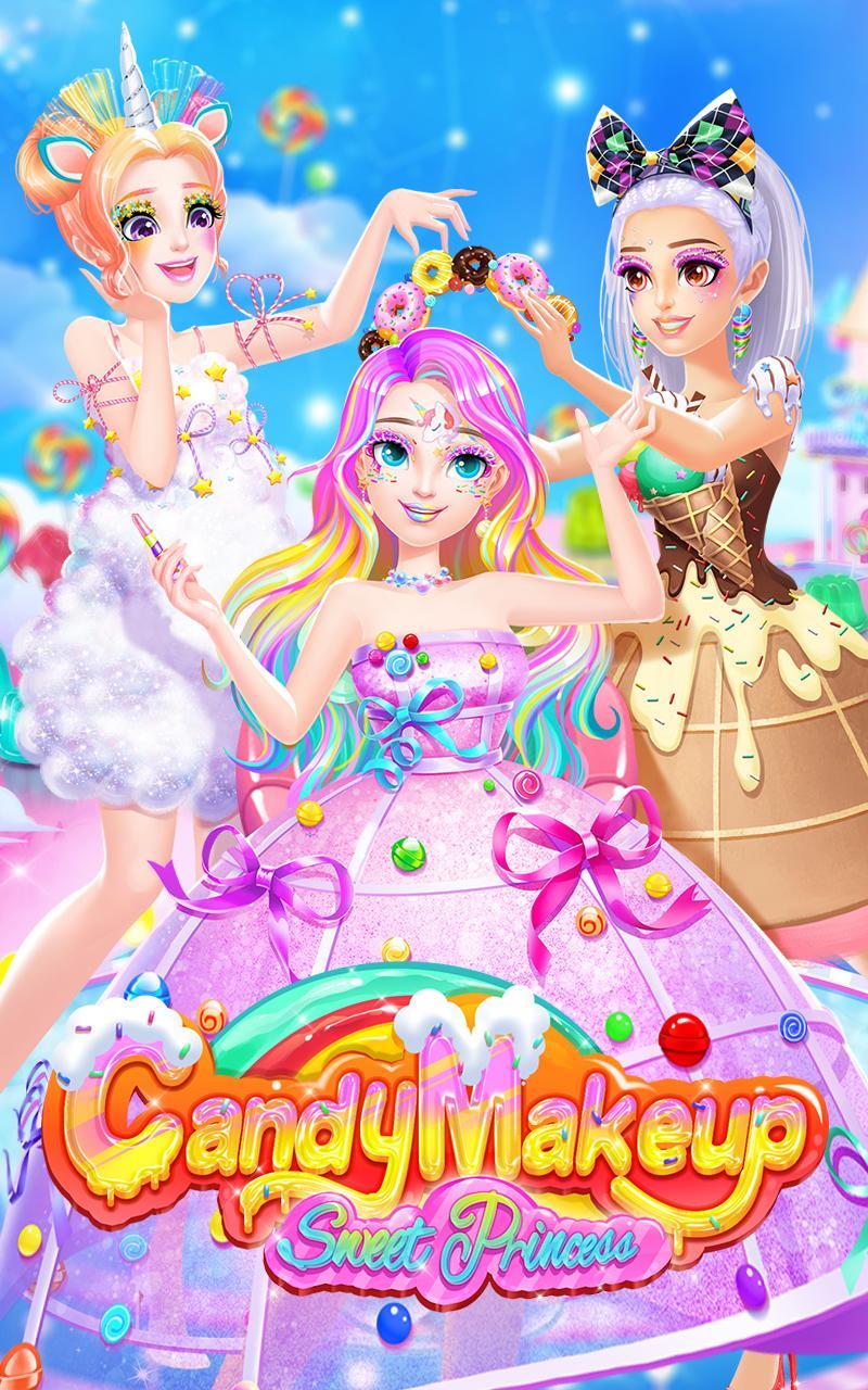 Sweet Princess Candy Makeup