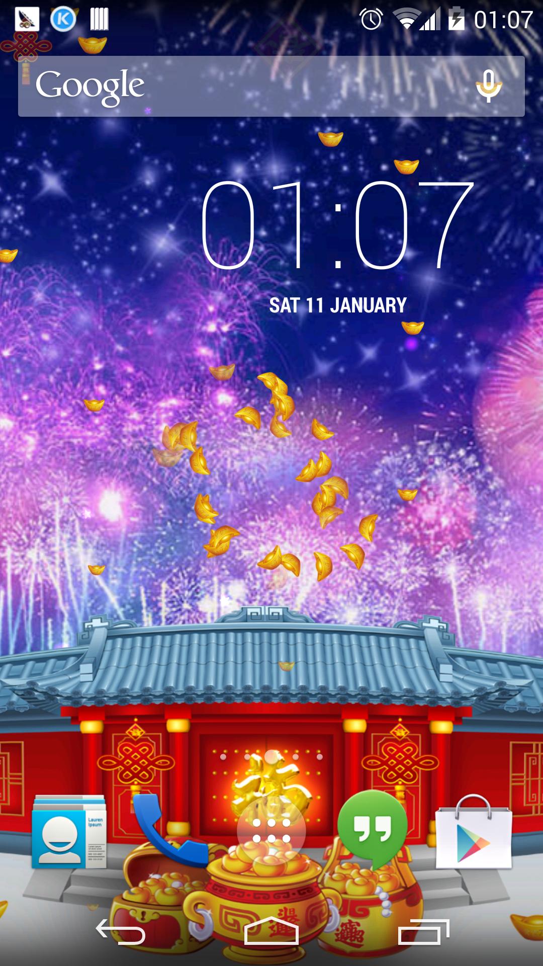 Chinese Fireworks New Year Lwp